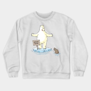 Bear Hugs For Food Crewneck Sweatshirt